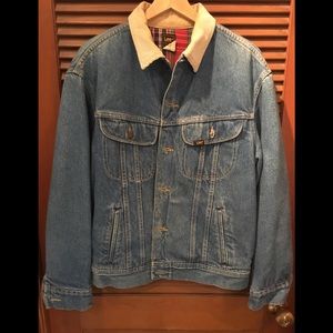 Lee Denim jacket with quilted lining.